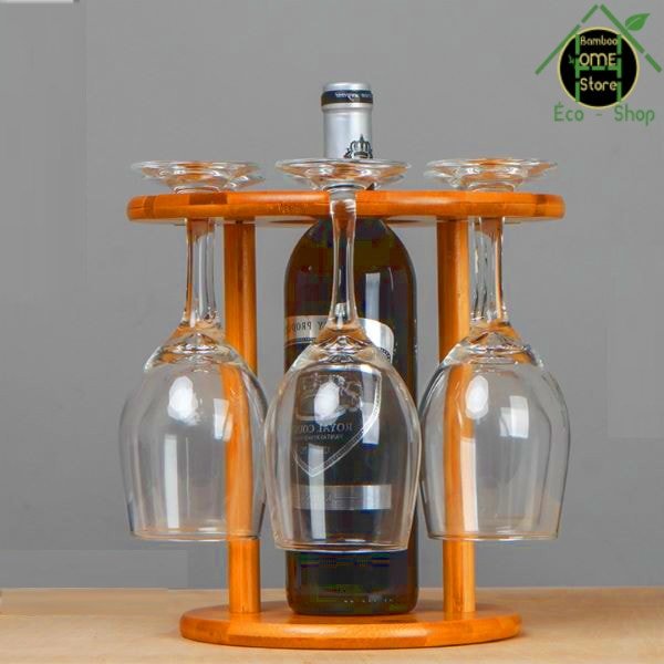 Botoruhorudā™ Porte-bouteilles et casier à vin en bambou - BambooHomeStore