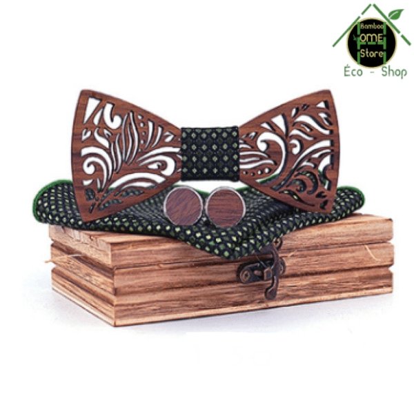 Liberty™ Nœud papillon en bois - BambooHomeStore