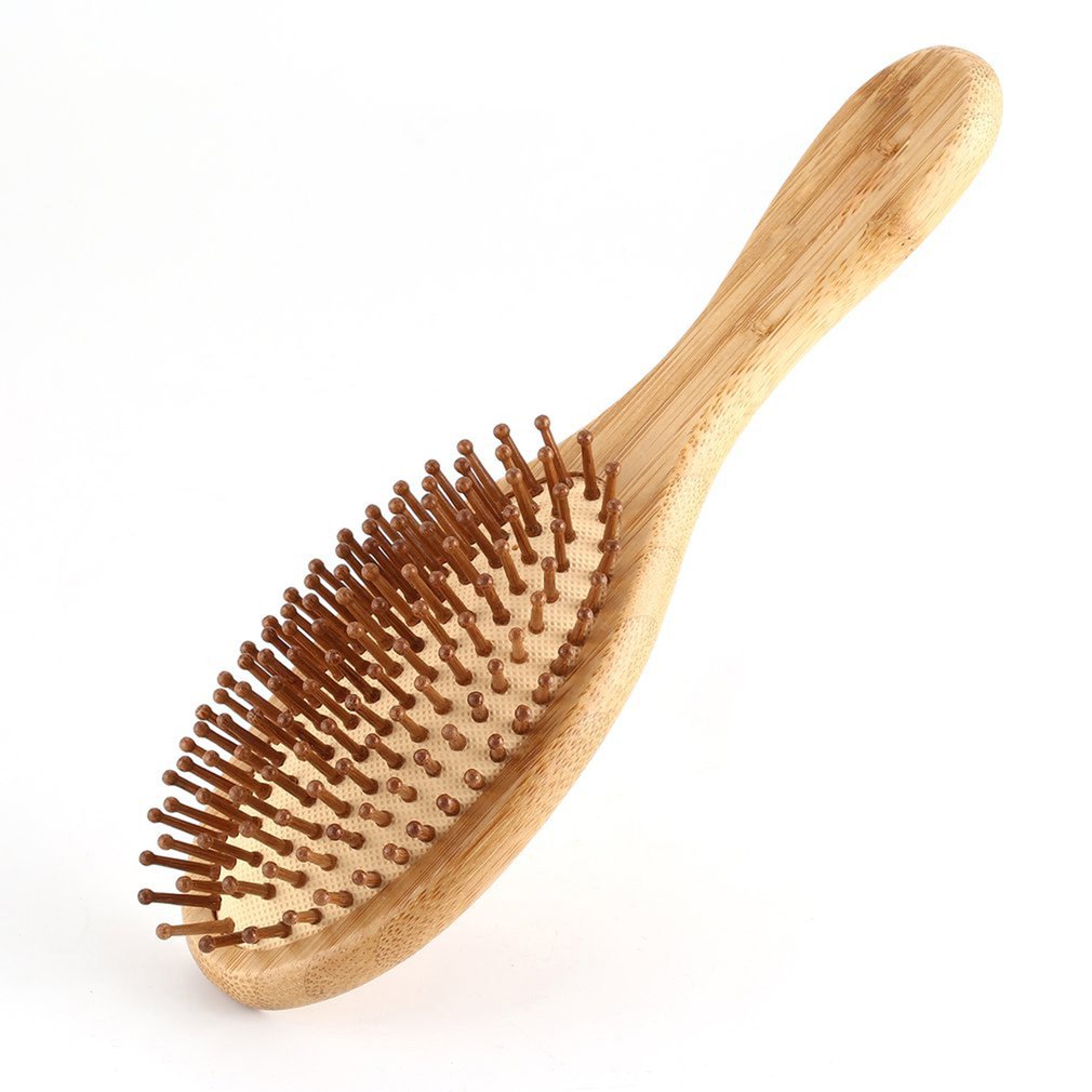 Kushige™ Peine masaje de bambú carbonizado