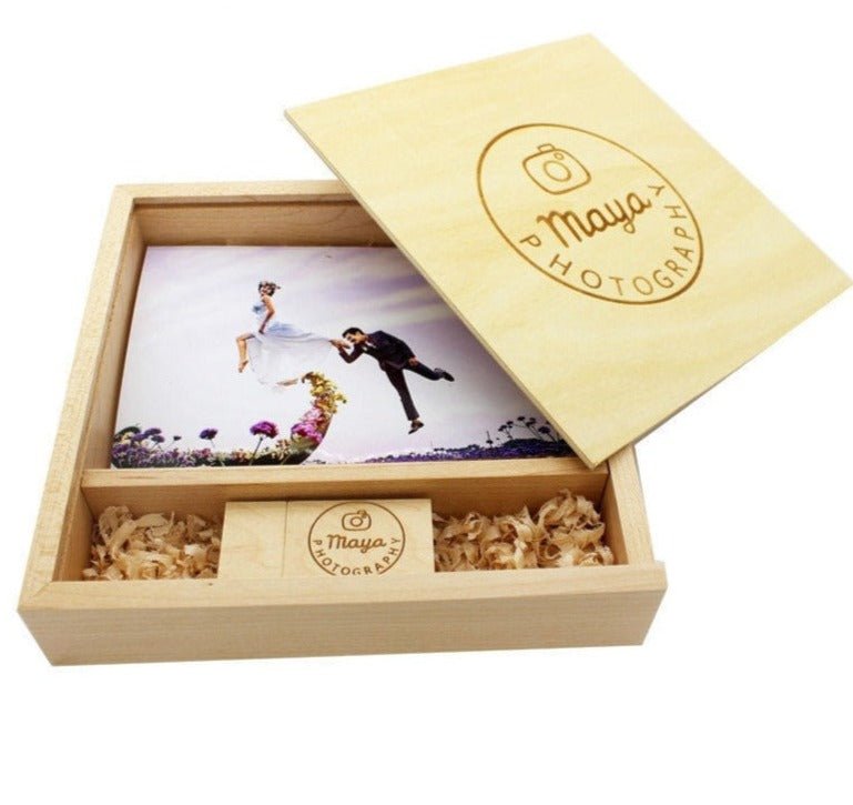 bokkusu™, coffret en bois personnalisable pour photos